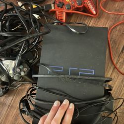 PS2 With Controllers
