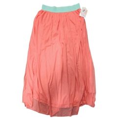 LulaRoe Size Small Coral Mint Lucy Skirt New