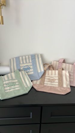 Trader Joe’s striped canvas totes