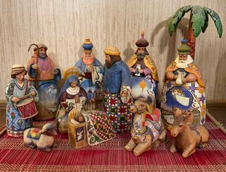 2003 Jim Shore Nativity Scene Figurine Set