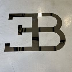 Bugatti Stainless Steel Sign