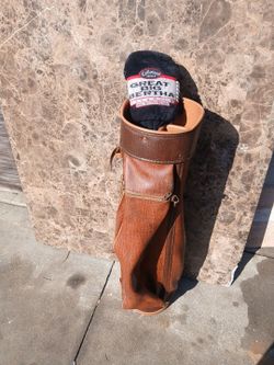 Golf bag vintage all leather