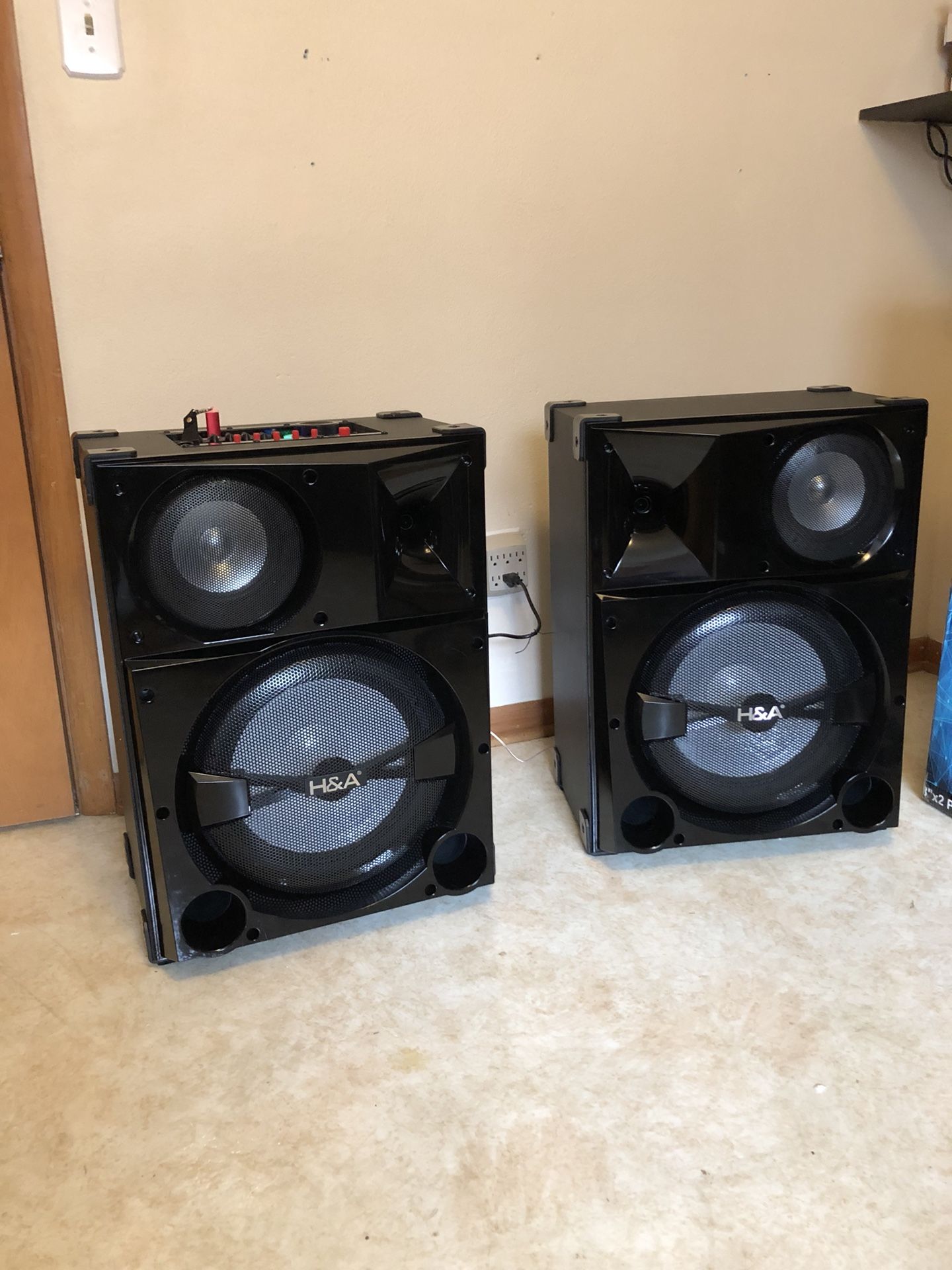 BOCINA 12” el par super sonidazoooooooo extra bass