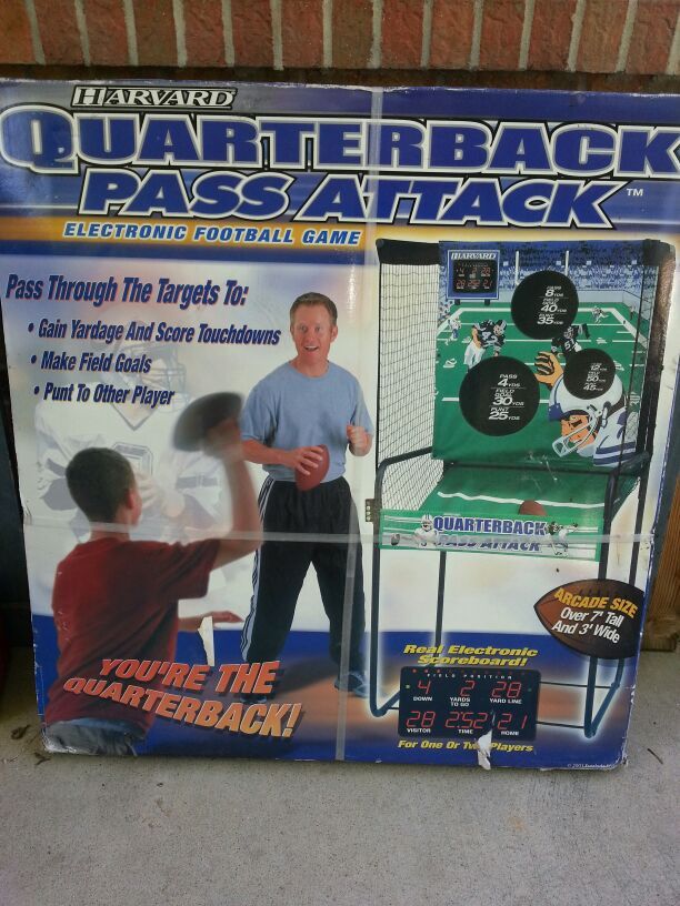 Harvard Quarterback Pass Attack Electronic Football Game