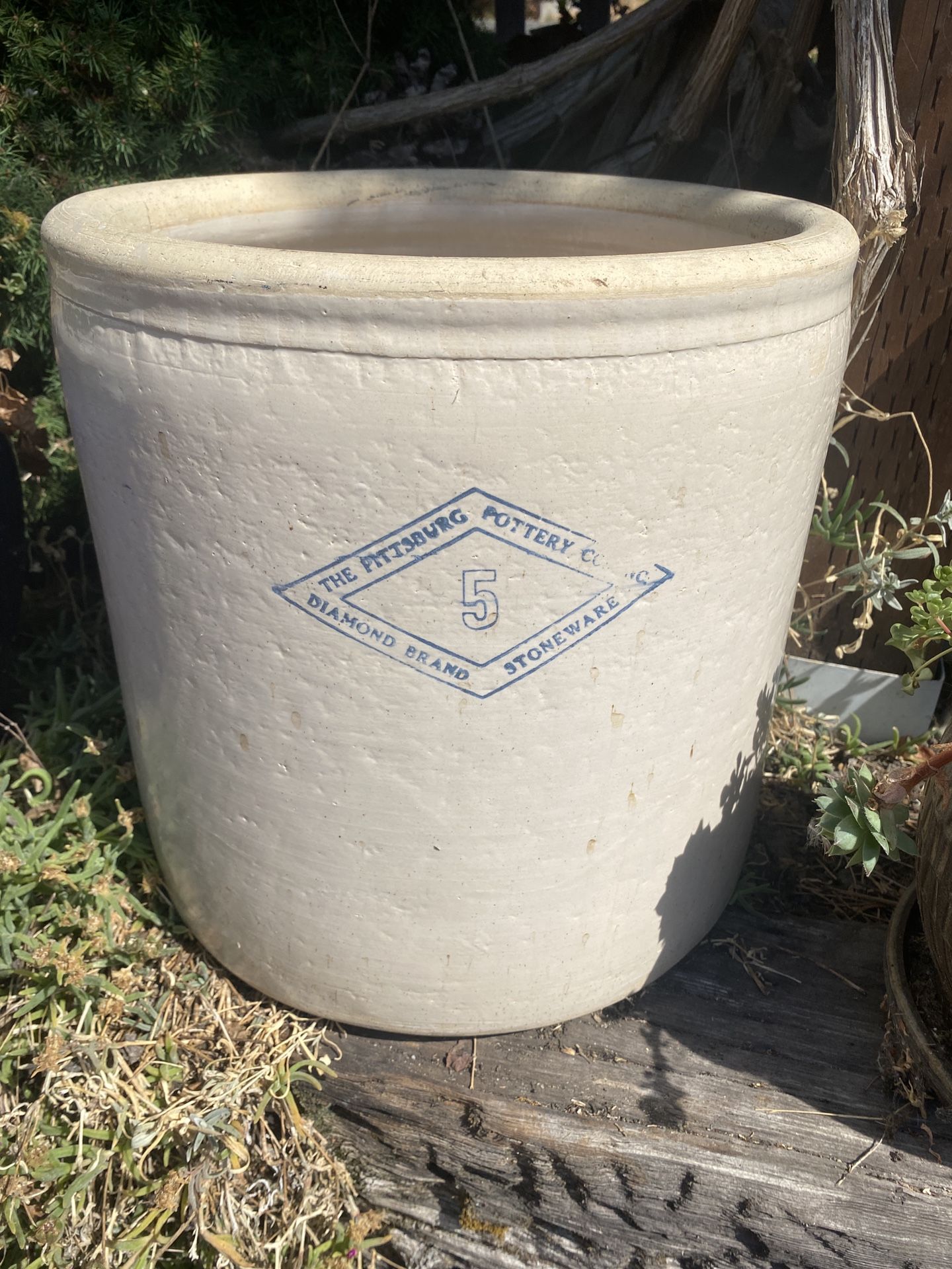 The Pittsburg Pottery Co. 5 Gallon  Stoneware 