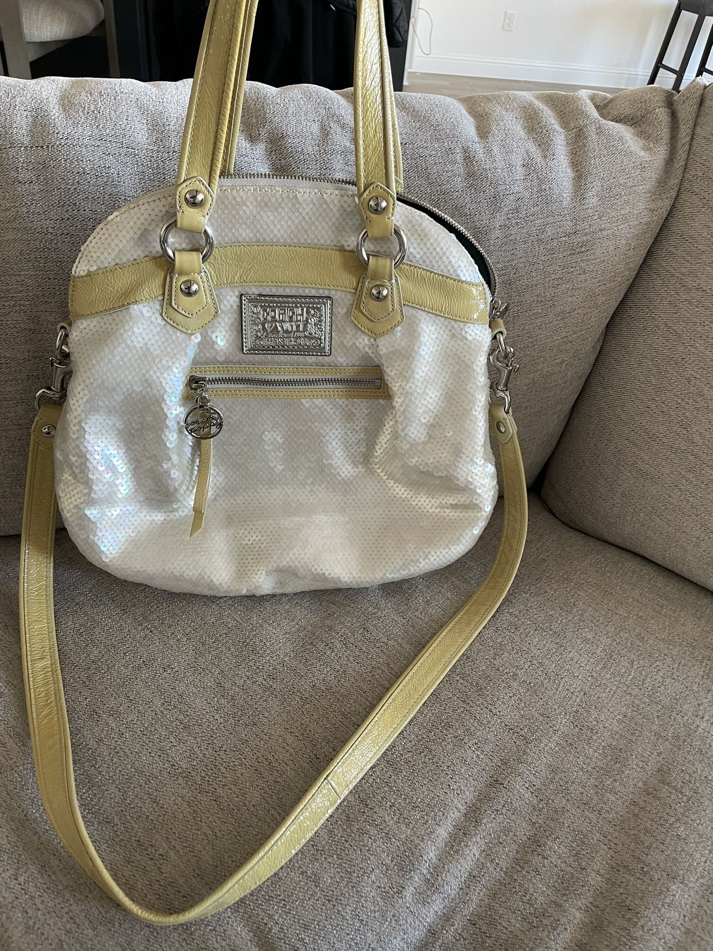 Coach poppy Sequin Purse