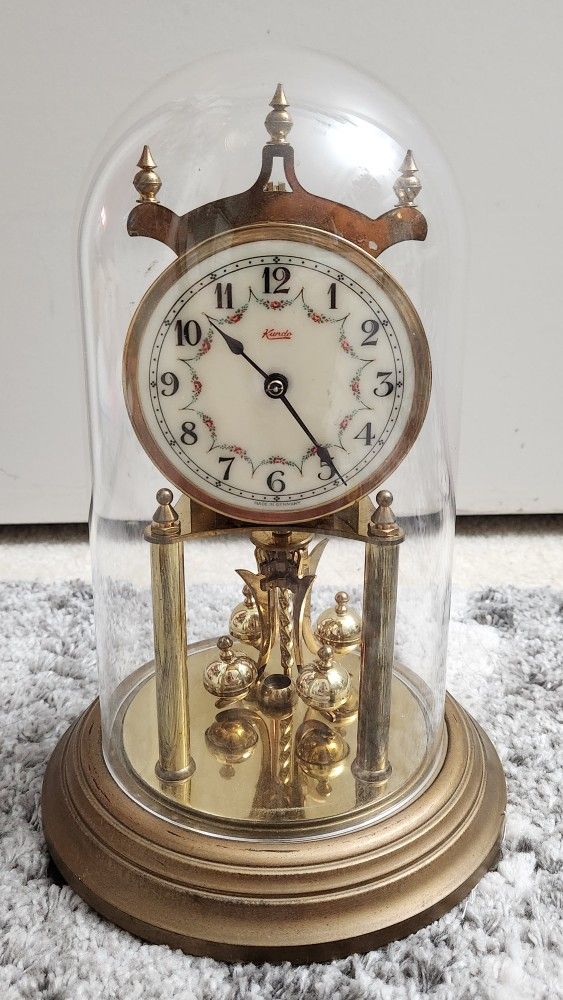 Antique German Kundo Anniversary Clock