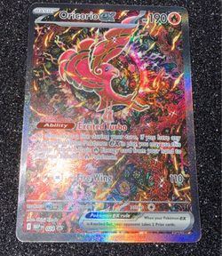 Oricorio ex 024 Phantasmal Flames Black Star Promo Full Art Pokemon card