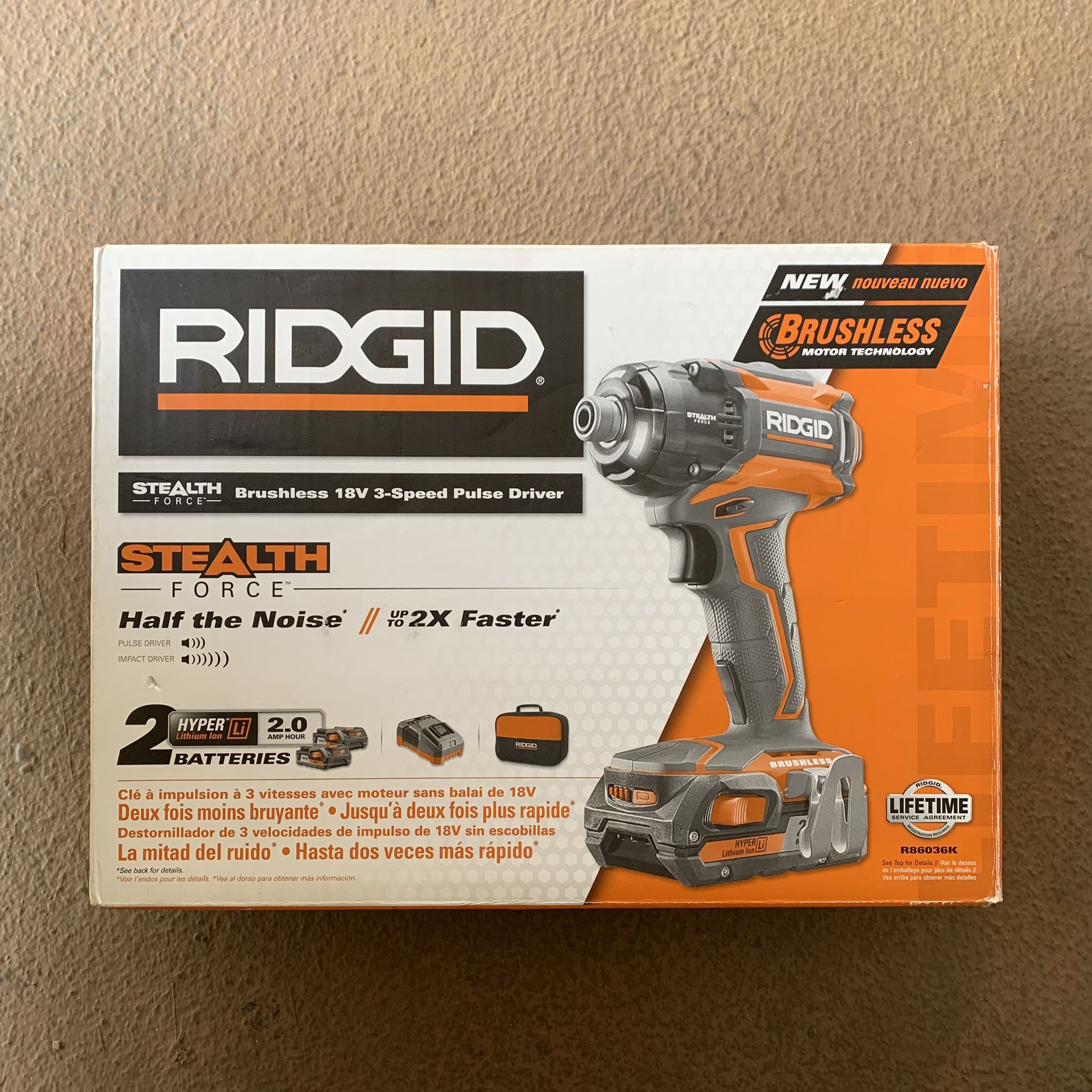 Ridgid power tools 18v impact driver