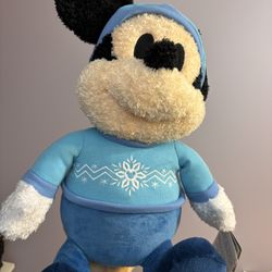 Mickey Mouse Weighted Stuffed Animal New!