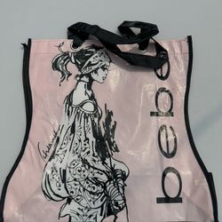 Bebe Artistic Pink and Black Tote