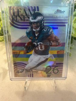 SAQUON BARKLEY /125 TEAM FINEST PURPLE REFRACTOR!!