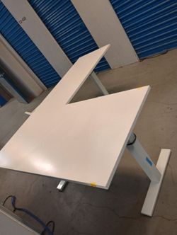 L Shape Electric Sit And Stand Ergonomic Desk