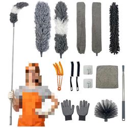 15 PCS Feather Dusters for Cleaning