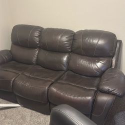 Leather Couch 