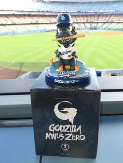 LA Dodgers Godzilla Minus Zero Bobblehead SGA 09/24/26 New In Box