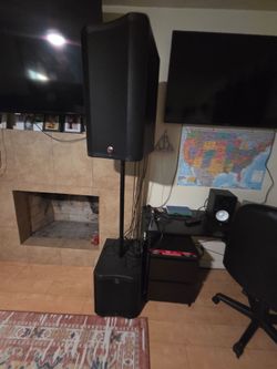 Harbinger speaker and subwoofer