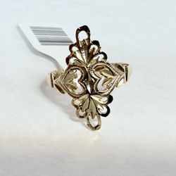 10K Gold Filigree Ring