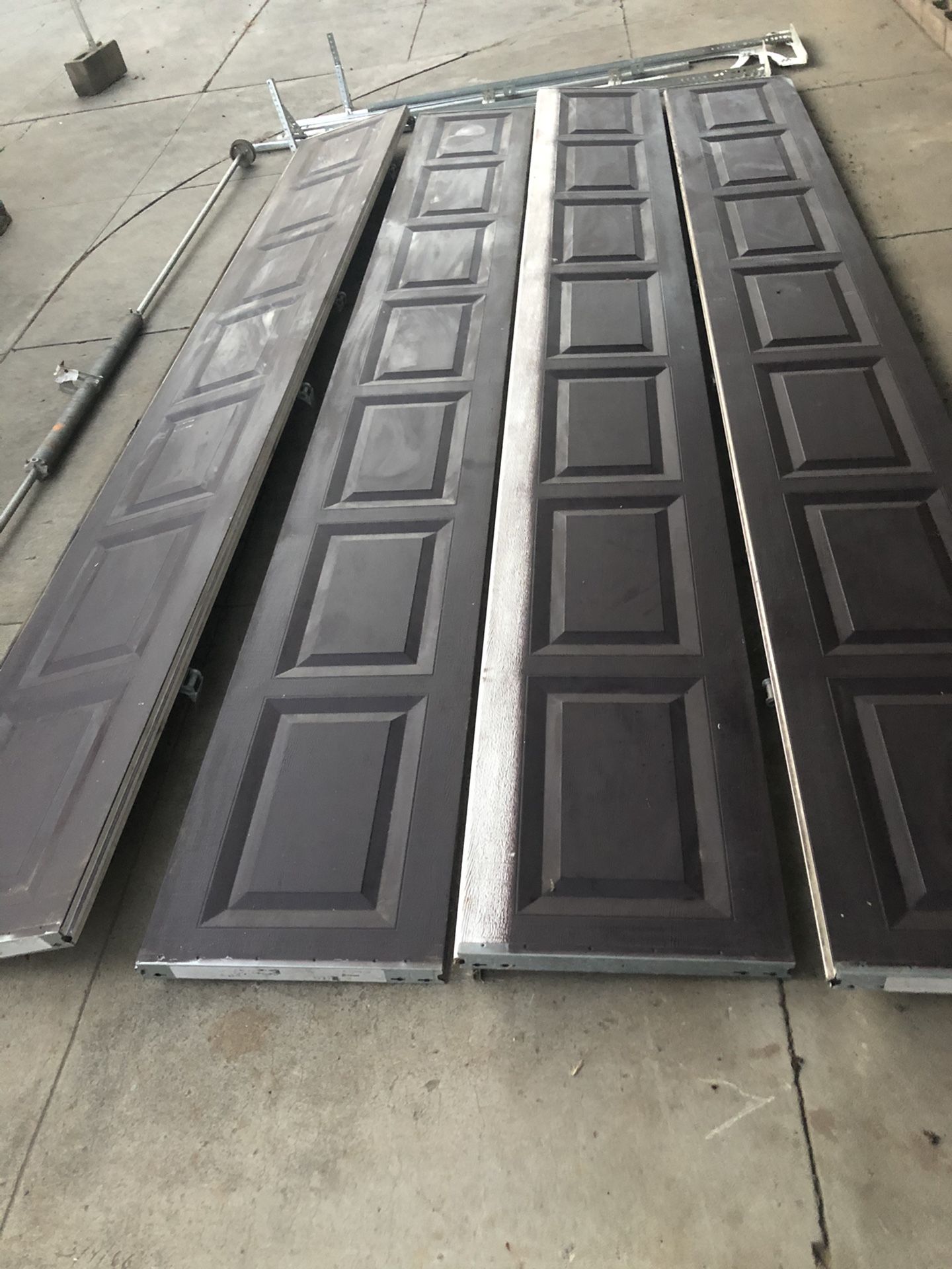 Garage door panels