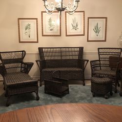 Wicker Furniture With Cushions All For $1200