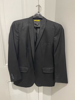 Men Black Suit Coat