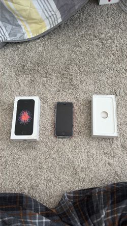 Original iPhone SE (2016) with case and screen protector