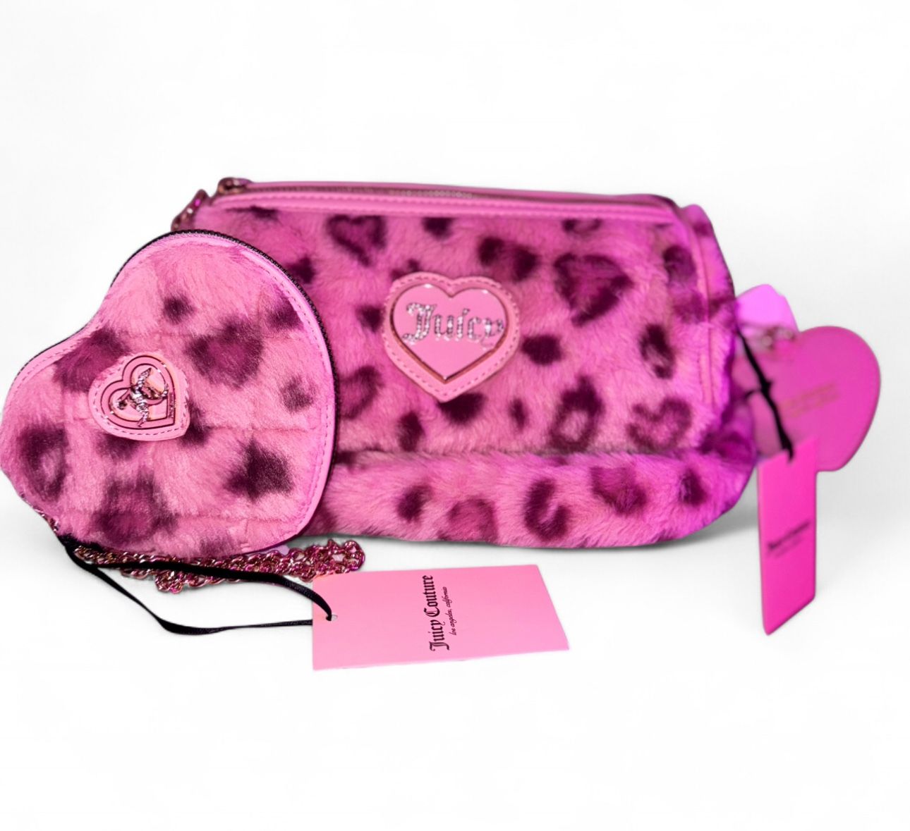 Juicy Couture Pink Leopard Bag