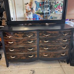 5 Piece Dresser Set All Refinished Solid Wood Rustic Harmony House Brand