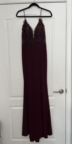 Burgundy Formal Gown Sz 2