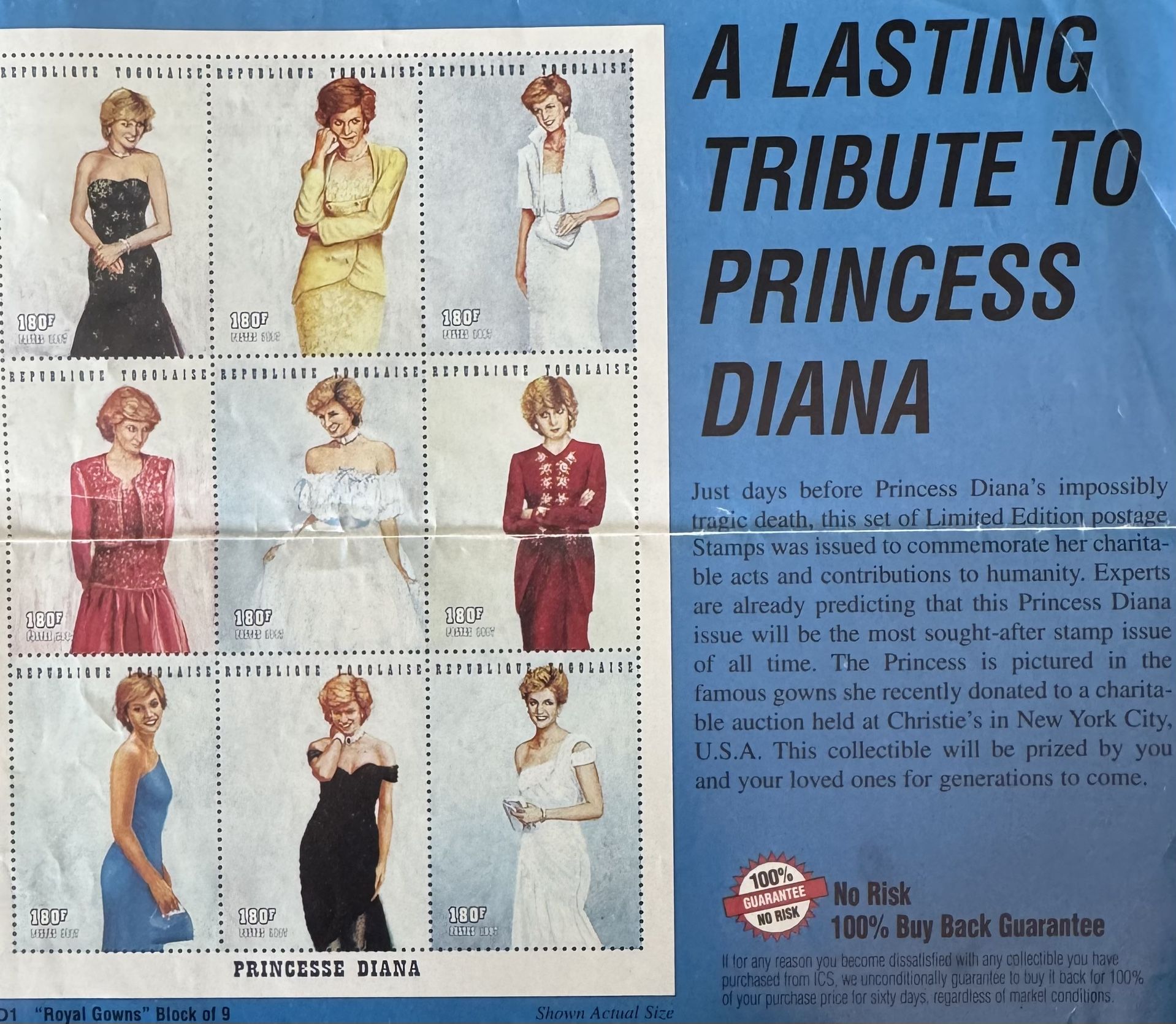Princess Diana Tribute Stamps
