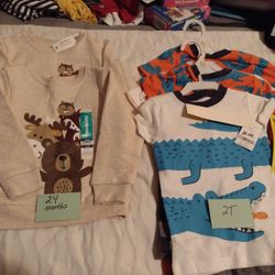 New And Used Size 24 Months To 2T Clothing Lot