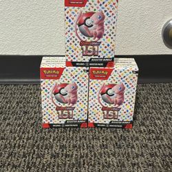 Pokemon 151 Booster Bundles 