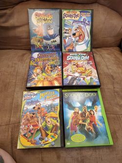 Lot of 6 SCOOBY-DOO DVD'S MOVIES AND T.V. EPISODES