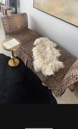 Chic. Playful. Absolutely Fabulous. ✨ Leopard Bench