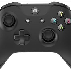 Wireless Controller for Xbox/PC, Support 3.5mm Audio Jack,Dual Vibration with Xbox One/Android/IOS/PC/X-One S/X, X-Series S/X (Black)