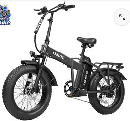 Eskute D300 20 inch fat tire Folding Fat Tire Electric Bike