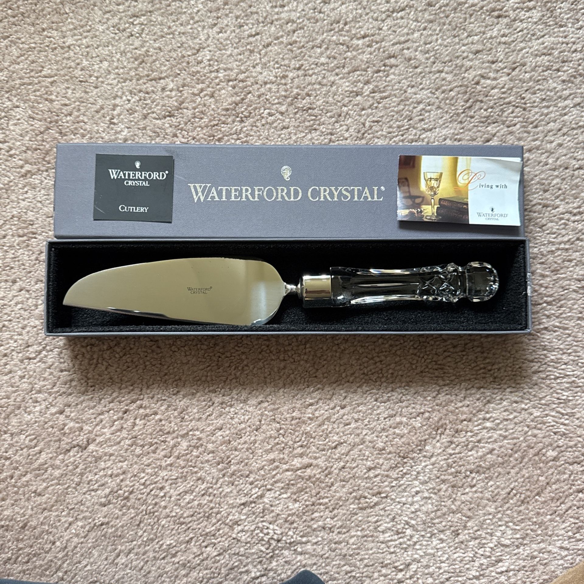 Waterford Crystal Cake Server