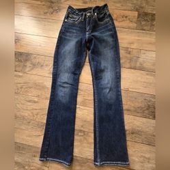Silver Womens 25 Width  31 Length Avery Slim Boot Jeans 