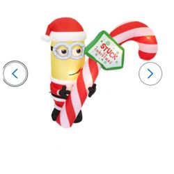 7ft Plug In Ready With Lights Inside Blow Up Minion