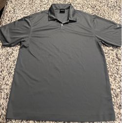 Nike Men’s Polo Gray Dri-Fit Golf Athletic Shirt (SZ Medium) New With Tags