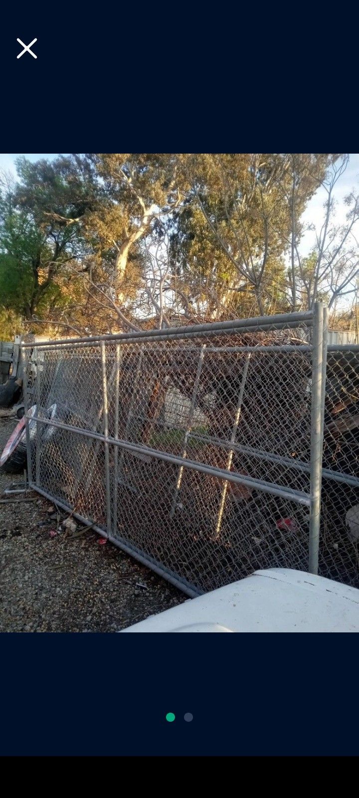 Chain Link Fence Panels 12'x6'