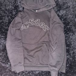 SP5DER BLACK OG LOGO HOODIE| Size M