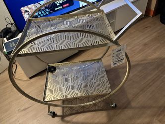 New Gold/Bronze Bar Cart