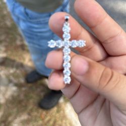 925 Silver Whitegos Moissanite