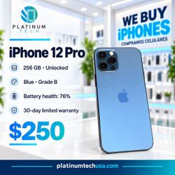 iPhone 12 Pro Unlocked for any carrier 256gbs