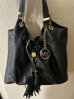 Michael Kors Camden Black Pebble Leather Bag