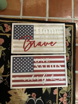 USA Decor Signs