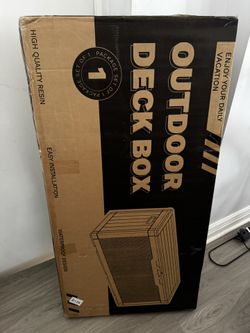 outdoor deck box