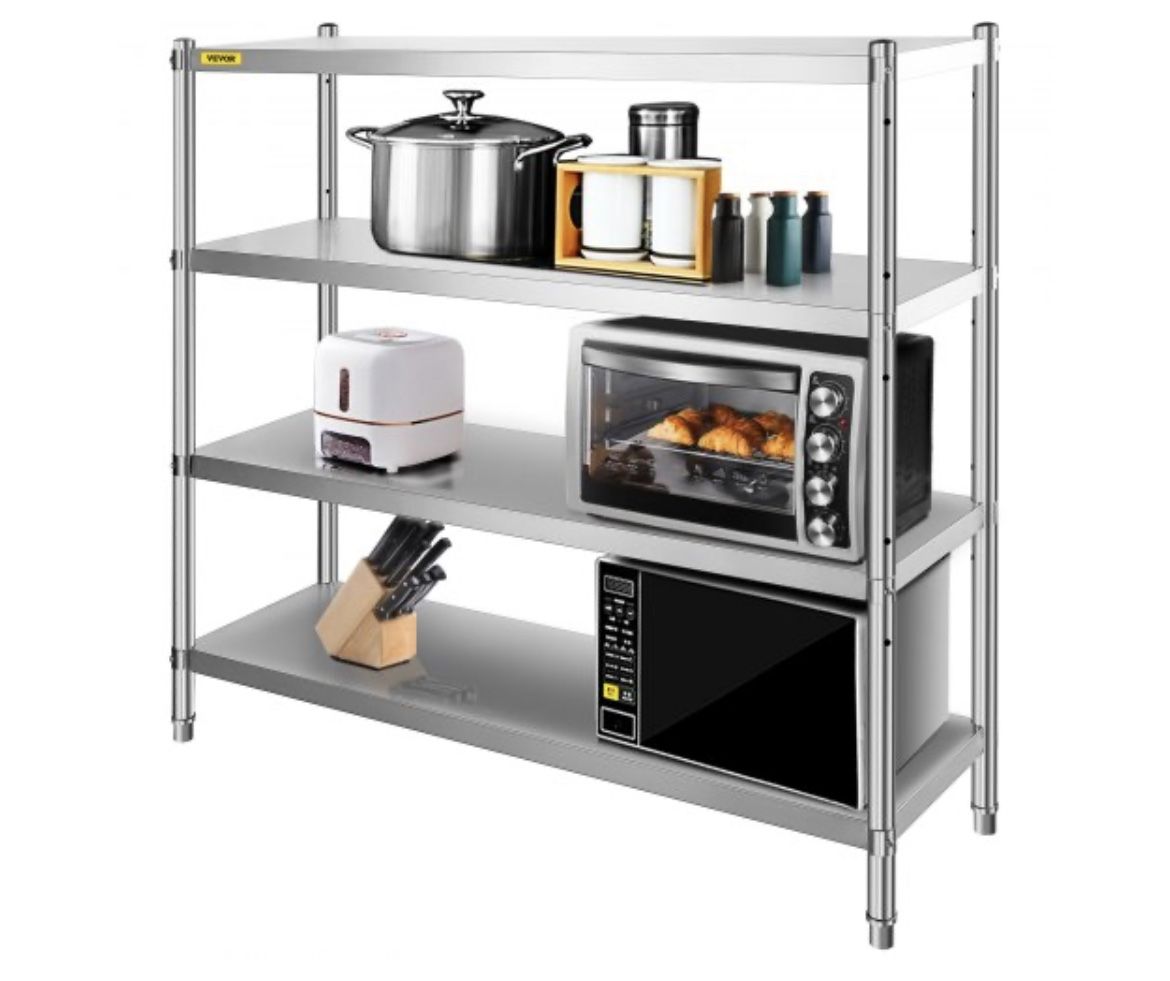 Stainless Steel Shelving 60x18.5 Inch