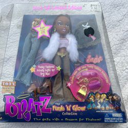 BRATZ Funk N’ Glow Sasha 2003 Doll MGA NIB New In Box